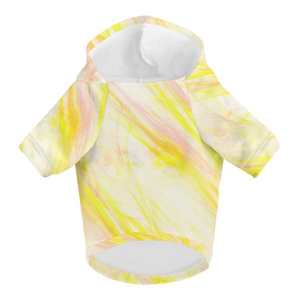 Hunde-Hoodie, Hundemotiv Sienna – bunte Popart, gemütlich, waschbar, Polyster